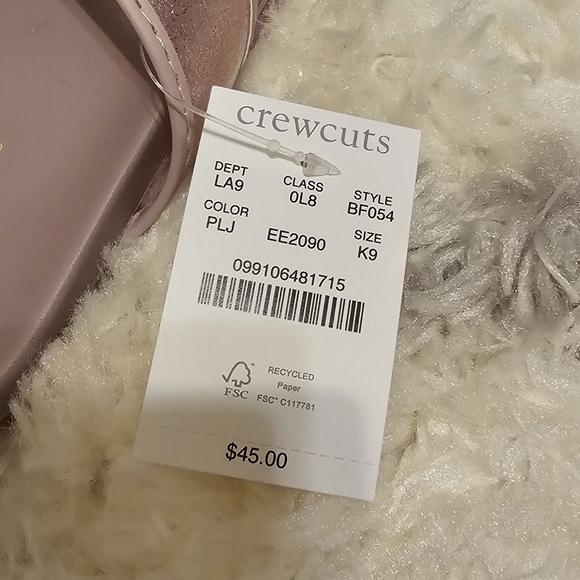 NWT- Crewcuts Girls Sandals- Size 9 - Picture 3 of 5